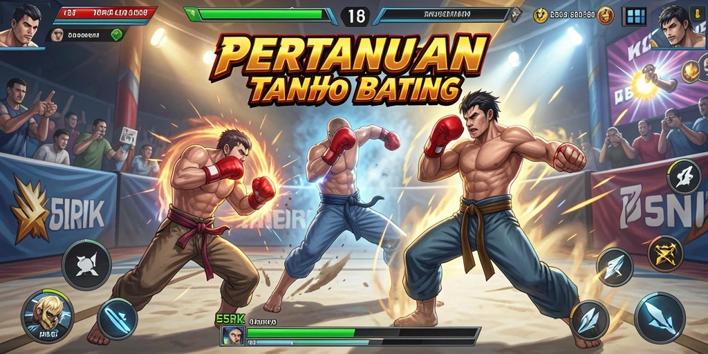 Tampilan gameplay seru dari pertarungan di 55RK.