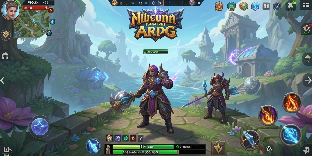 Tampilan gameplay FB333 yang menakjubkan dalam petualangan ARPG.