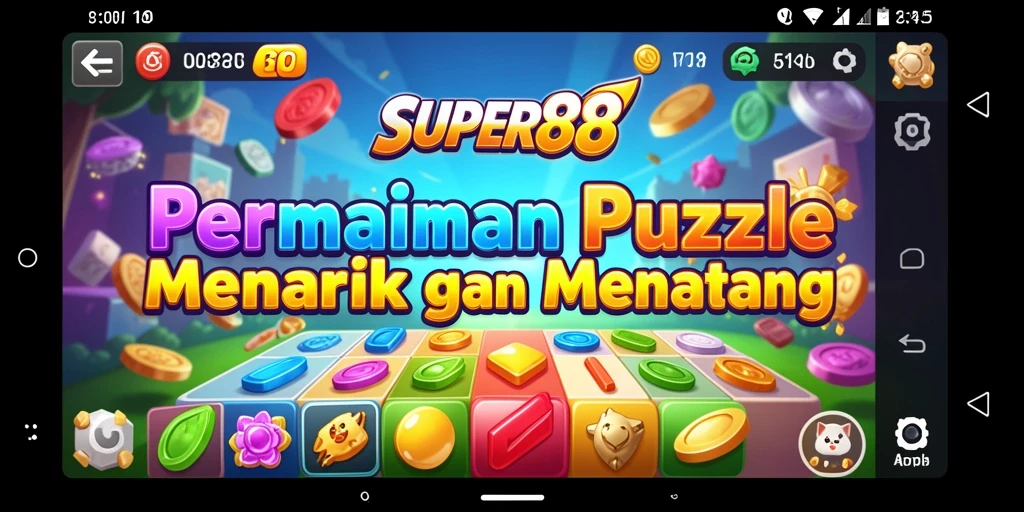 Tangkapan layar gameplay <strong>SUPER88</strong> dengan teka-teki yang menarik.
