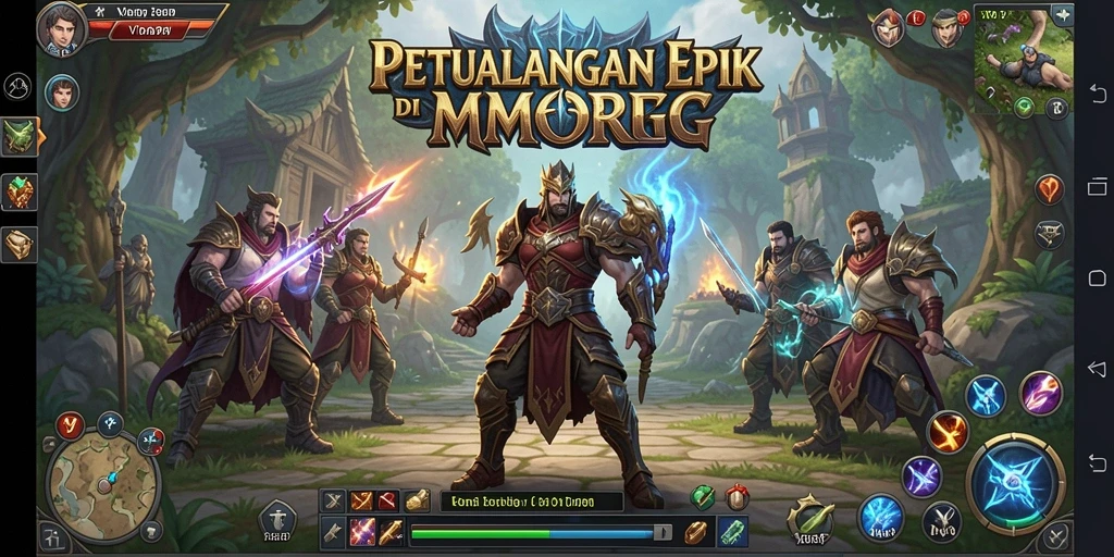 Screenshot VIO77 menampilkan aksi seru dalam dunia MMORPG.